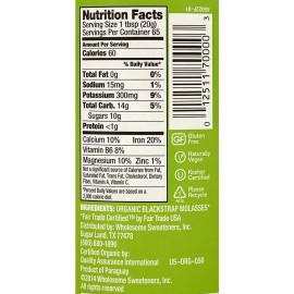 Wholesome Sweeteners Blackstrap Molasses Molasses (12 Pack)