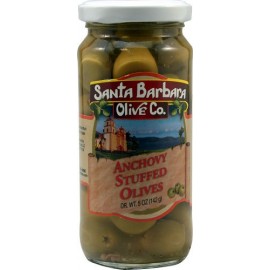 Santa Barbara Olive Co. Anchovy Stuffed Olives (6 Pack)