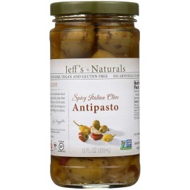Jeff'S Naturals Spicy Italian Olive Antipasto (6 Pack)
