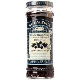 St. Dalfour Black Raspberry 100% Fruit Conserve (6 Pack)