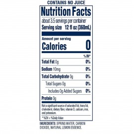 Crystal Geyser Lemon Mineral Water (12 Pack)