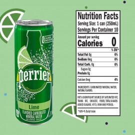 Perrier Sparkling Min Water Lime (3 Pack)