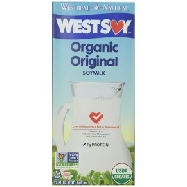 Westsoy Original Organic Soymilk (12 Pack)