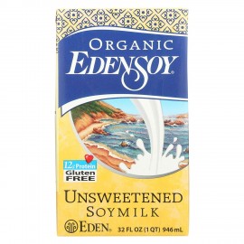 Eden Foods Unsweetened Edensoy (12 Pack)