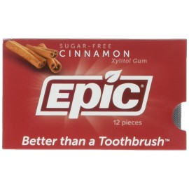 Epic Dental Xylitol Gum Cinn (12 Pack)