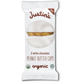 Justin's White Chocolate Organic Peanut Butter Cups (12 Pack)