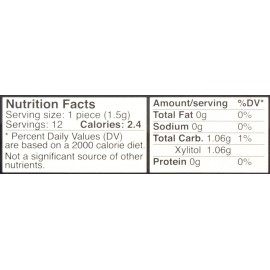 Epic Dental Xylotol Gum Peppermint (12 Pack)