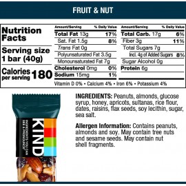 Kind Fruit/Nut Delight (12 Pack)