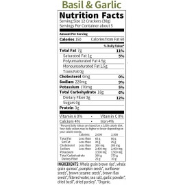 Mary's Gone Crackers Super Seed Basil & Garlic (6 Pack)