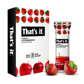 Thats It Apple StrawberryBar (12 Pack)