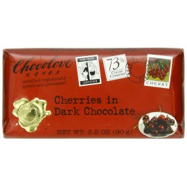 Chocolove Cherries in Dark Chocolate Bar (12 Pack)