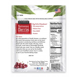 Stoneridge Orchards Organic Whole Dried Montmorency Cherries (6 Pack)
