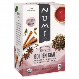 Numi Tea Golden Chai Black Tea (6 Pack)